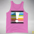 Queer Pride Flag Exclamation Point Premium Tank Top